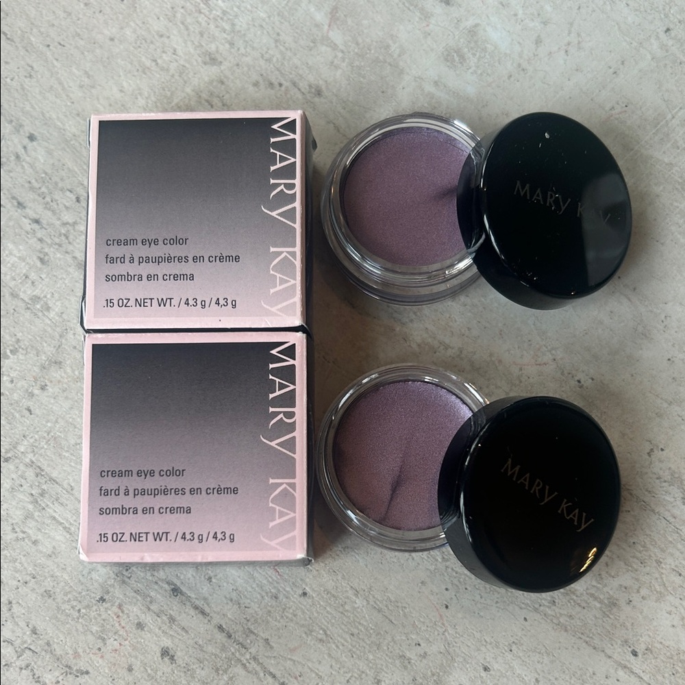 (2) Mary Kay Cream Eye Color - Violet Storm - New In Box